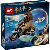 LEGO Harry Potter: Hagrid si Harry pe motocicleta 76443, 617 piese