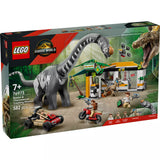 LEGO Jurassic World: Misiune de urmărire a unui Velociraptor și a unui Titanosaurus 76973, 582 piese