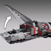 LEGO Marvel Amerika Kapitány vs. Vörös Hulk csata (76292) sugárhajtású gép nyitható pilótafülkével