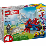 LEGO Marvel: Spidey pe motocicletă vs Rhino 11206, 61 piese