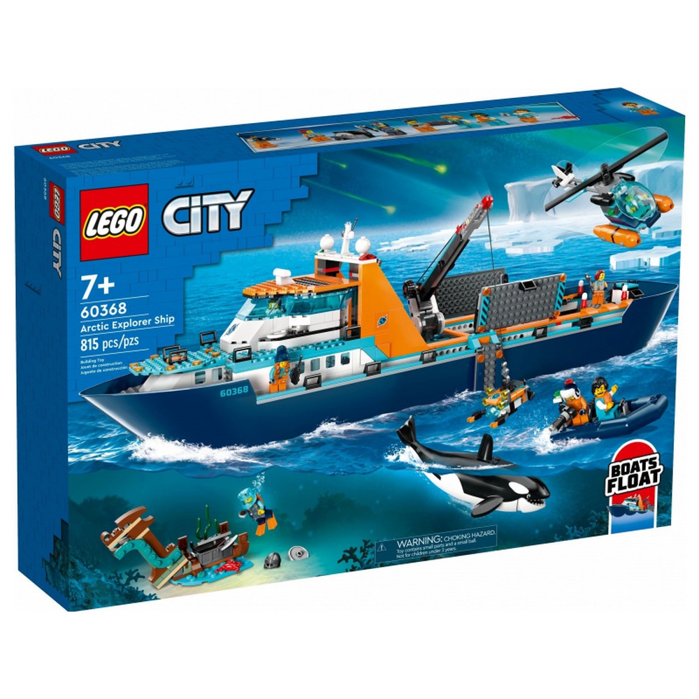 LEGO City -  Nava pentru explorari arctice 60368, 815 piese