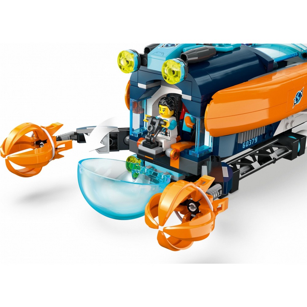 LEGO City -  Submarin de explorari 60379, 842 piese