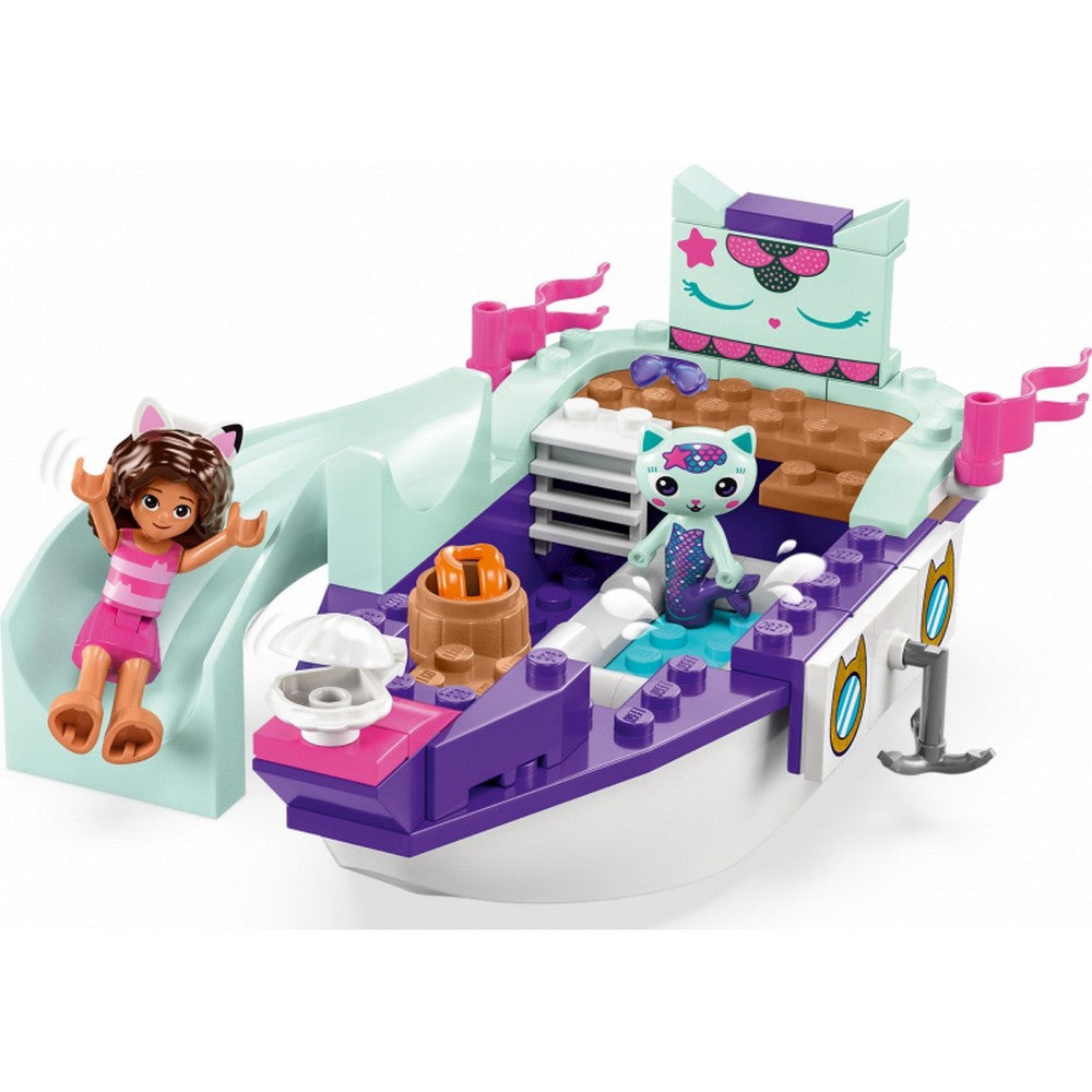 LEGO Gabby s Dollhouse Barca cu spa a lui Gabby si a Pisirenei 10786