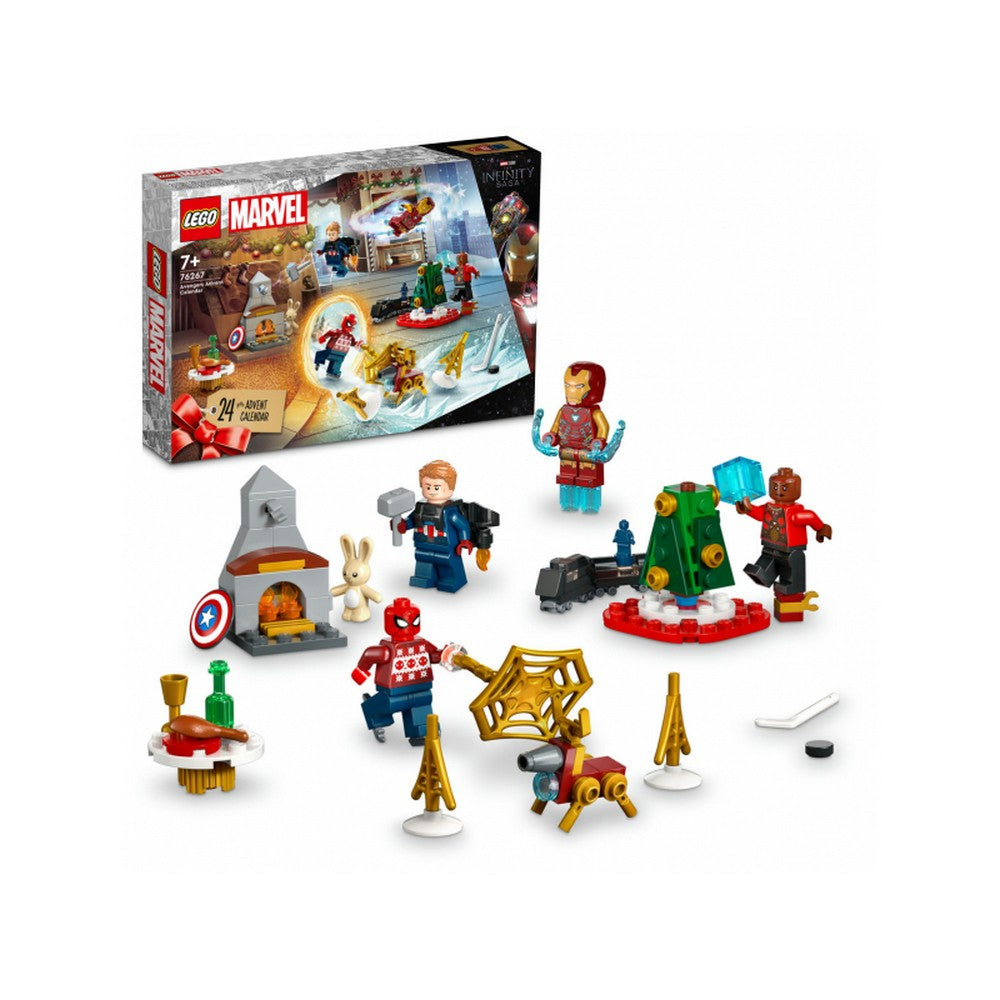 LEGO Marvel Super Heroes -  Calendar de Craciun LEGO Marvel Super Heroes 76267, 243 piese