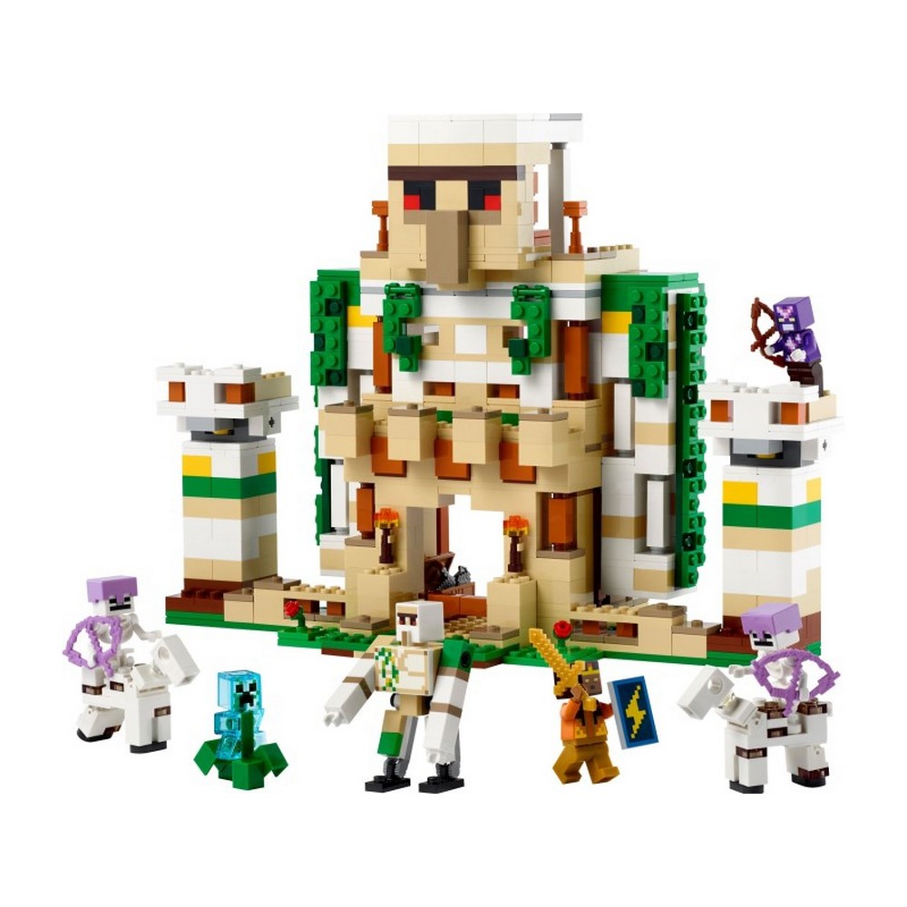 LEGO Minecraft -  Fortareata Golemul de fier 21250, 868 piese