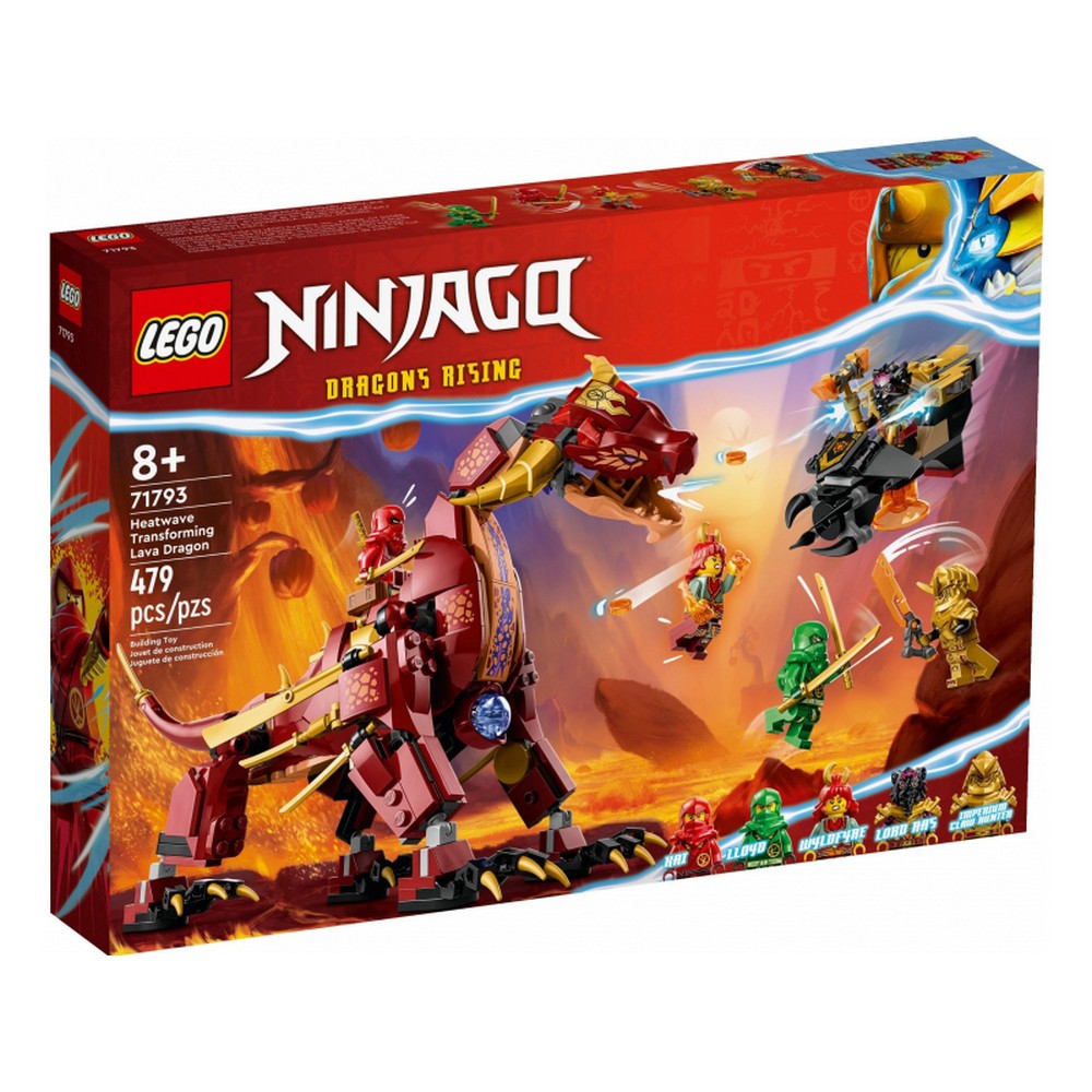 LEGO Ninjago -  Dragonul de lava 71793, 479 piese