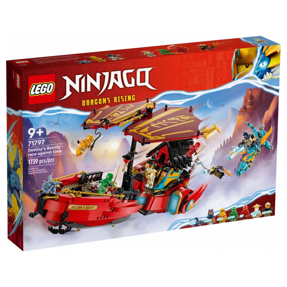 LEGO Ninjago -  Destiny's Bounty - cursa contra timp 71797, 1739 piese