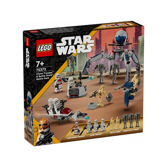 LEGO Star Wars Pachet de luptă Clone Trooper™ și droid de luptă 75372