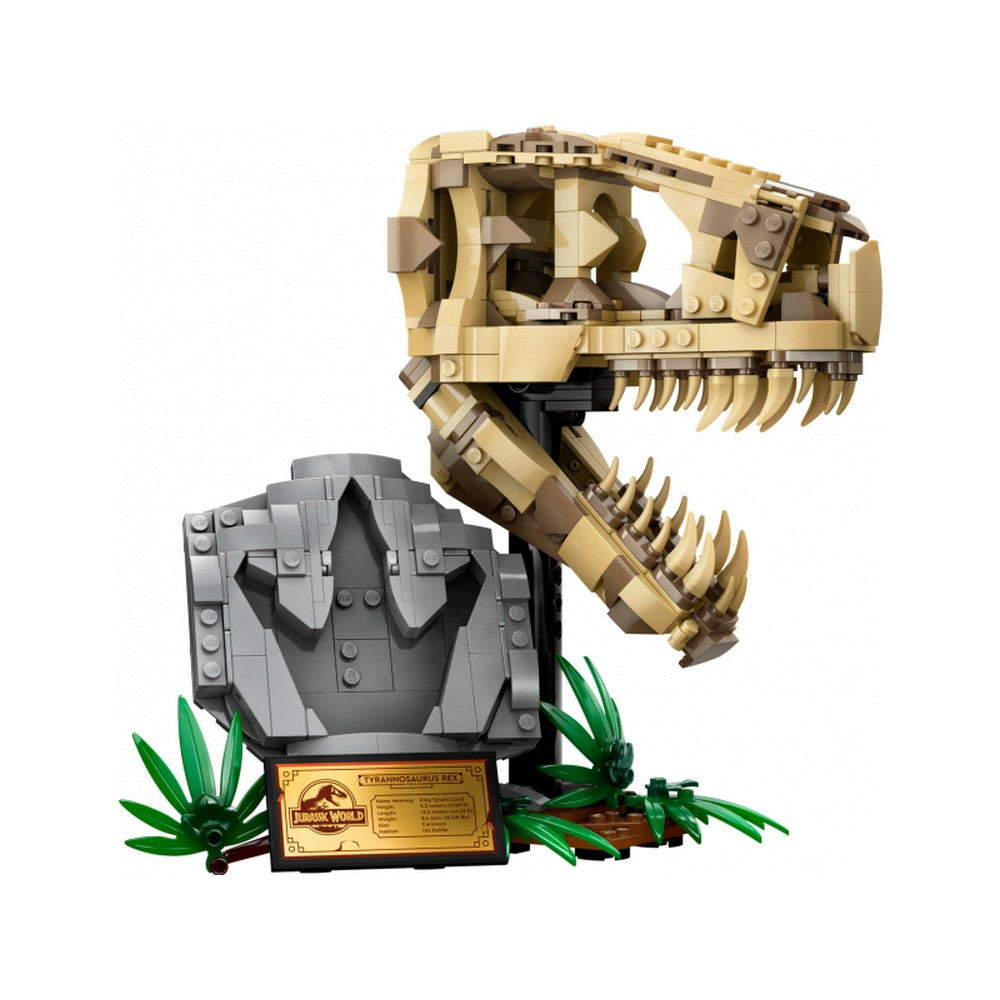 LEGO Jurassic World -  Fosile de dinozaur: craniu de T.rex 76964, 577 piese