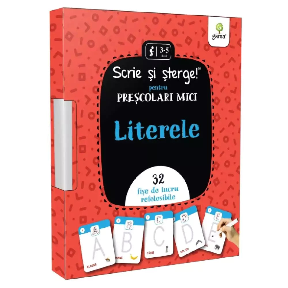 Literele - Scrie și șterge