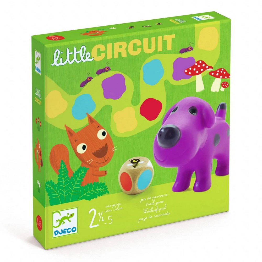 Little Circuit - Joc de societate cu pași de culoare - Djeco