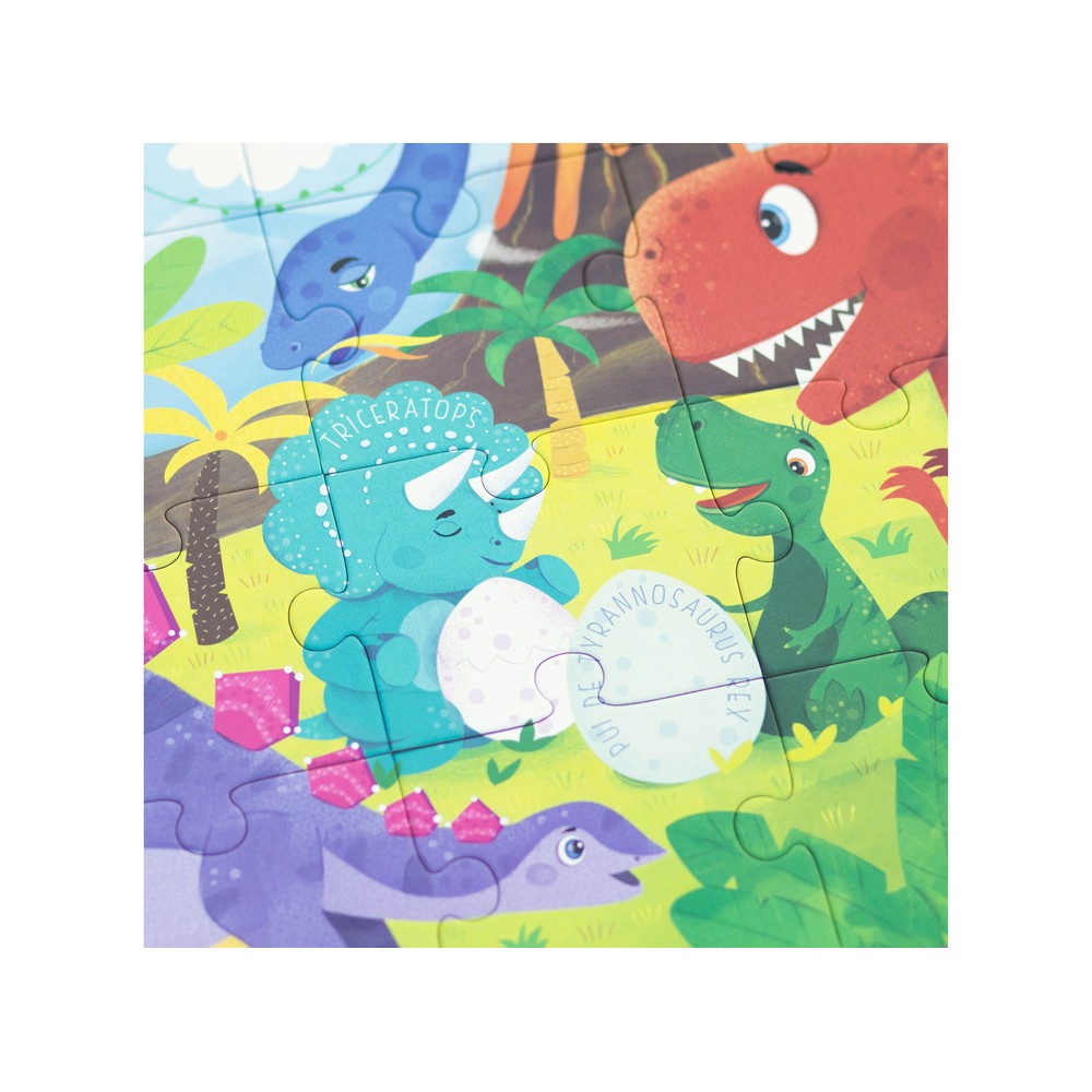 Puzzle lung - Dinozauri, 20 piese