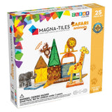 Magna-Tiles - Animale de safari, set magnetic de construcție