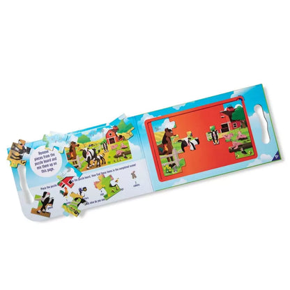 Puzzle magnetic, fermă, Melissa & Doug