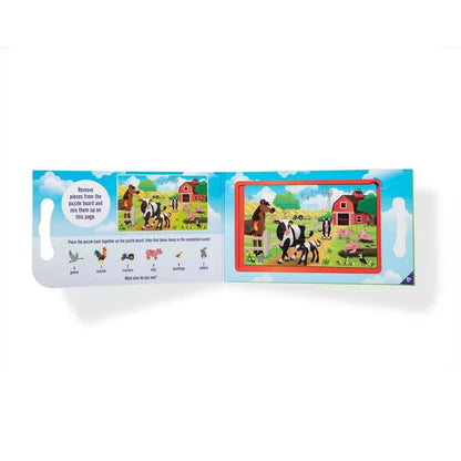 Puzzle magnetic, fermă, Melissa & Doug