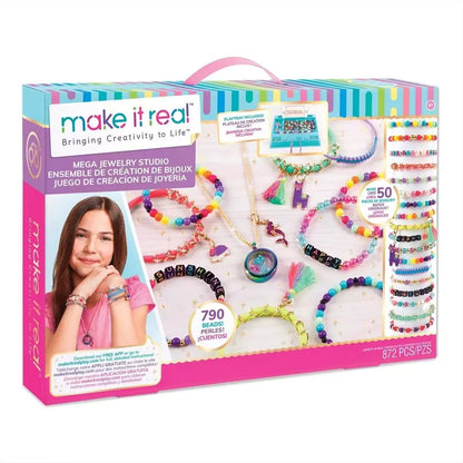 Make it Real -  Mega Jewelry Studio, kit de creare bijuterii cutie