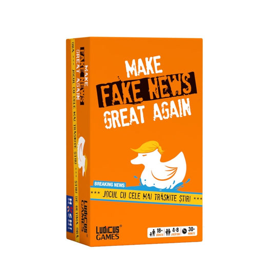 Make Fake News great again, jocul cu cele mai trasnite stiri, editia romana