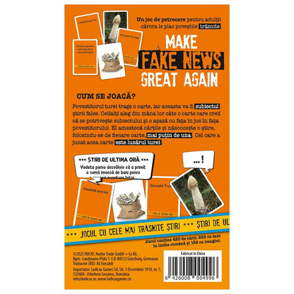 Make Fake News great again, jocul cu cele mai trasnite stiri, editia romana