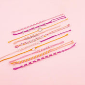 Make It Real - Set de creație bijuterii, brățări prieteniei din macrame