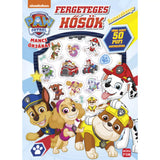 Mancs Őrjárat: Fergeteges hősök! Színezőkönyv pufi matricákkal, carte în limba maghiară