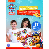 Mancs Őrjárat: Színezőkönyv vasalható matricákkal! carte în limba maghiară