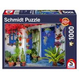 Puzzle Schmidt 1000 de piese - Ușă mediteraneană