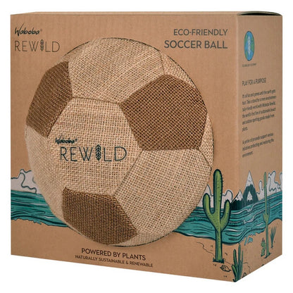 Minge fotbal ecologica Waboba Rewild, pentru plaja, nisip si iarba