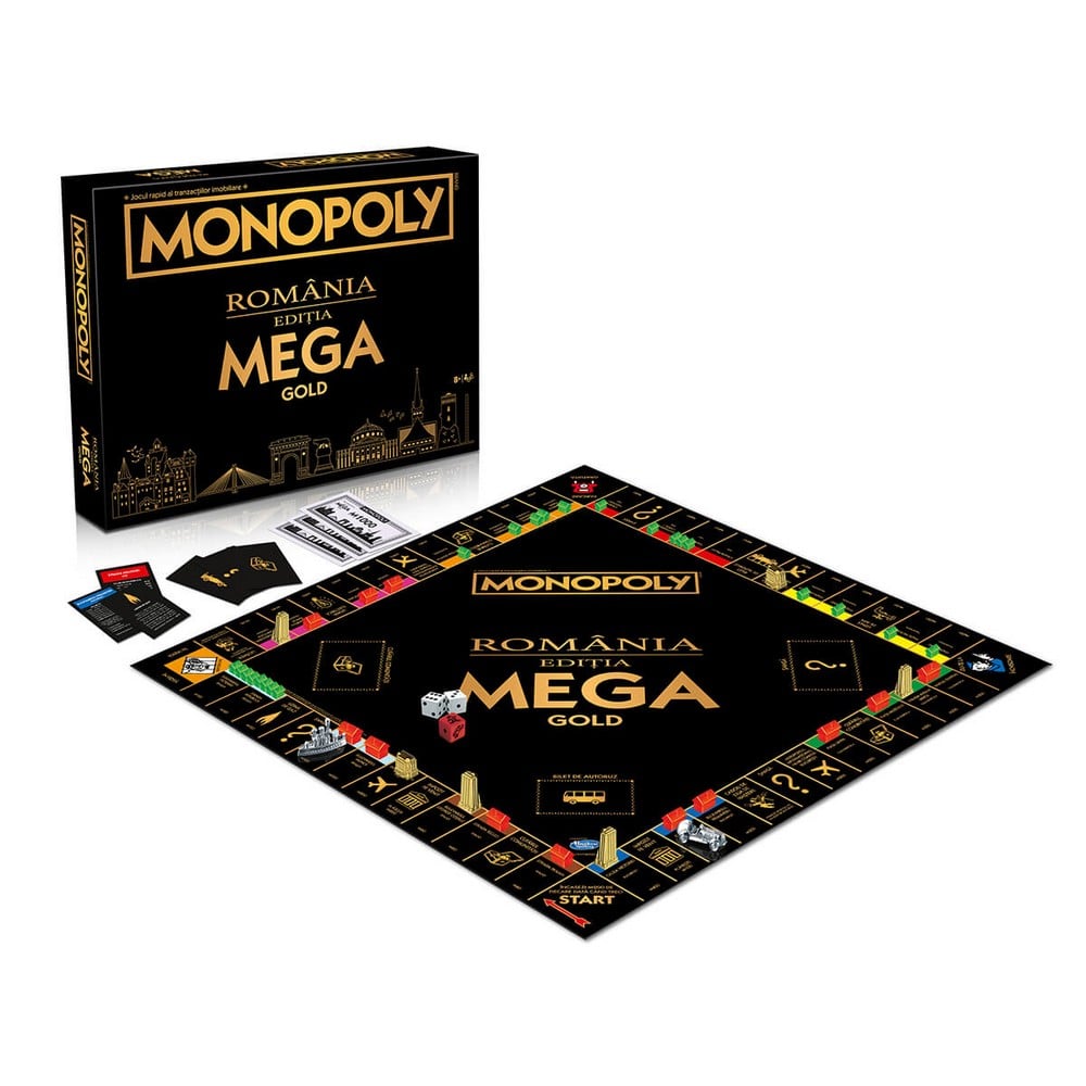 Monopoly Mega Gold România joc de societate în limba română