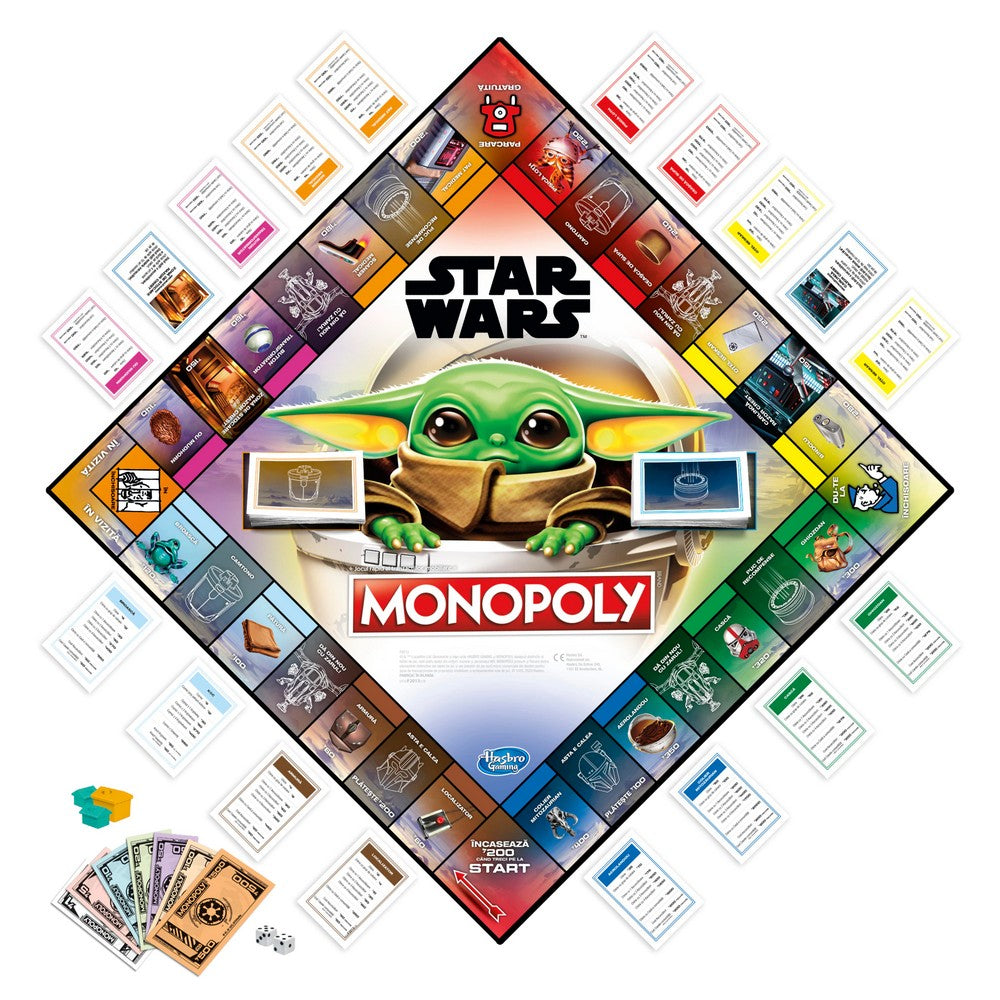 Monopoly STAR WARS-The Chil Baby Yoda joc de societate în limba română