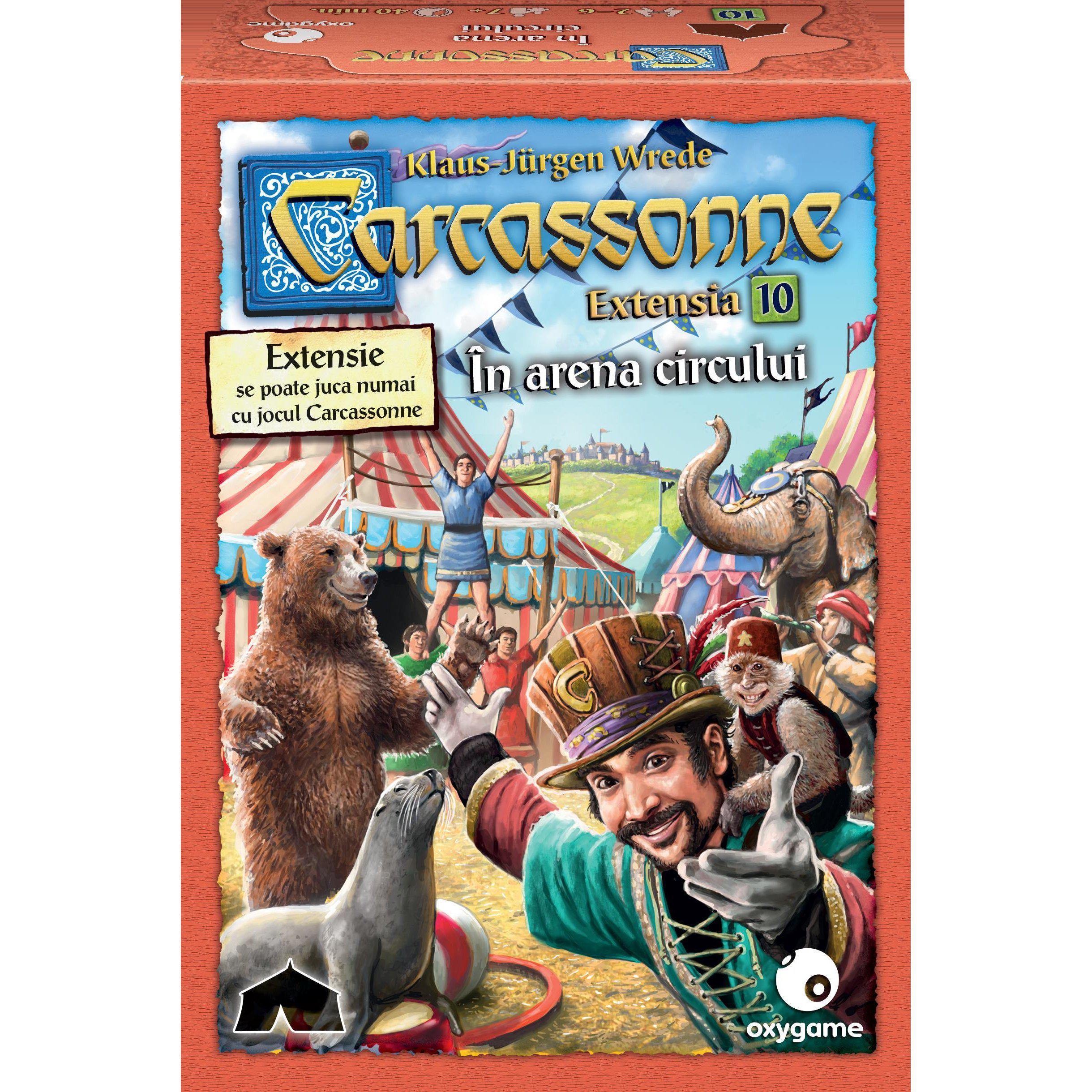 Carcassonne: În arena circului (extensia 10)-Oxygame-1-Jocozaur