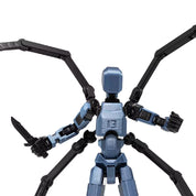 3D figură robot R13 - Albastru metalic cobalt Deluxe