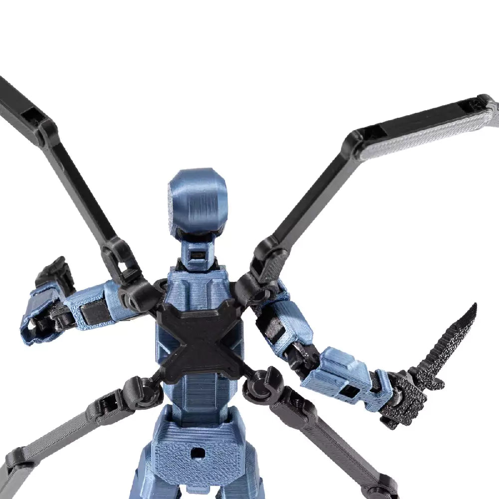 3D figură robot R13 - Albastru metalic cobalt Deluxe