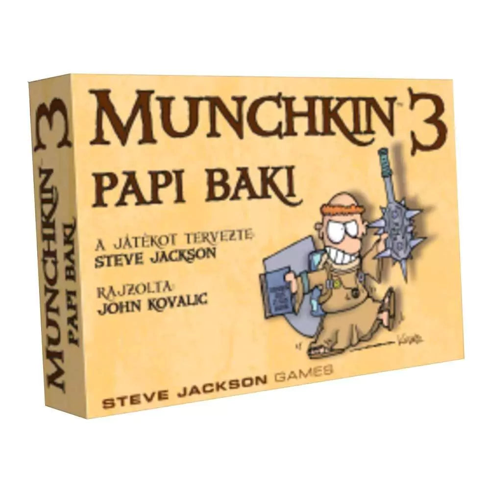 Munchkin 3 - Papi Baki joc de societate în limba maghiară