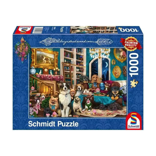 Puzzle Schmidt: Party in the library, 1000 piese