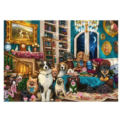 Puzzle Schmidt: Party in the library, 1000 piese