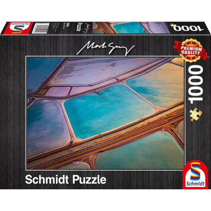 Puzzle Schmidt: Mark Gray - Pasteluri, 1000 piese