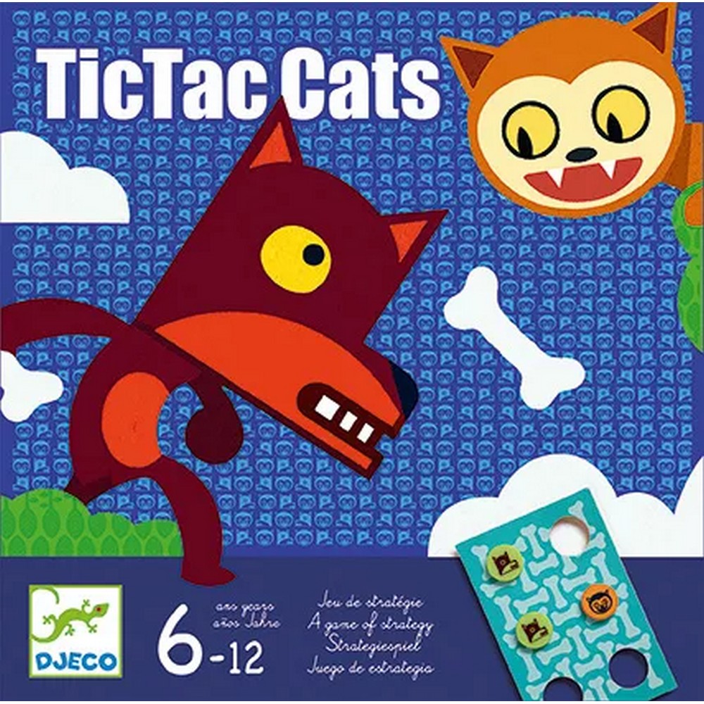 TicTac Cats - Djeco társasjáték - csomagolas elolapja