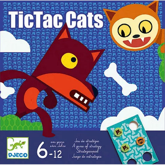 TicTac Cats - joc de societate Djeco - prefata ambalaj