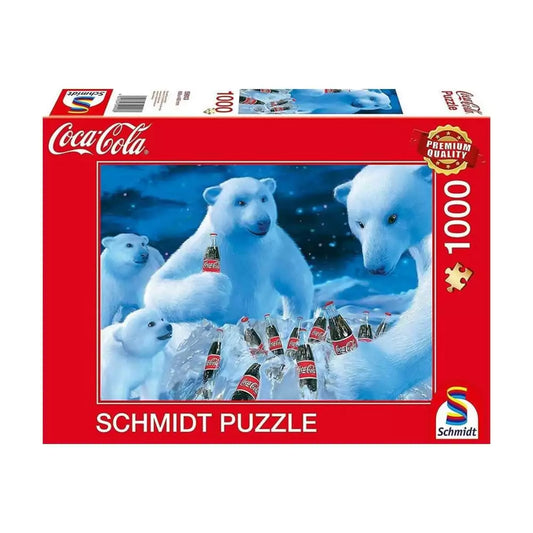 Puzzle Schmidt: Coca Cola - Polar bears, 1000 piese