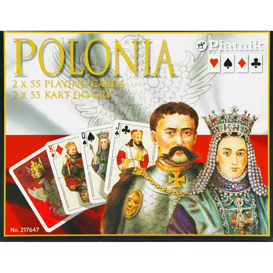 Set de cărți 2x55 Polonia cutie