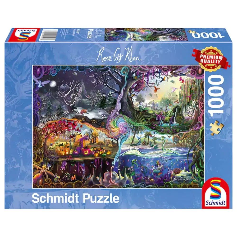 Puzzle Schmidt: Rose Cat Khan - Portalul celor 4 taramuri, 1000 piese