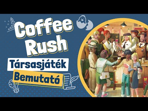 Coffee Rush joc de societate în limba maghiară