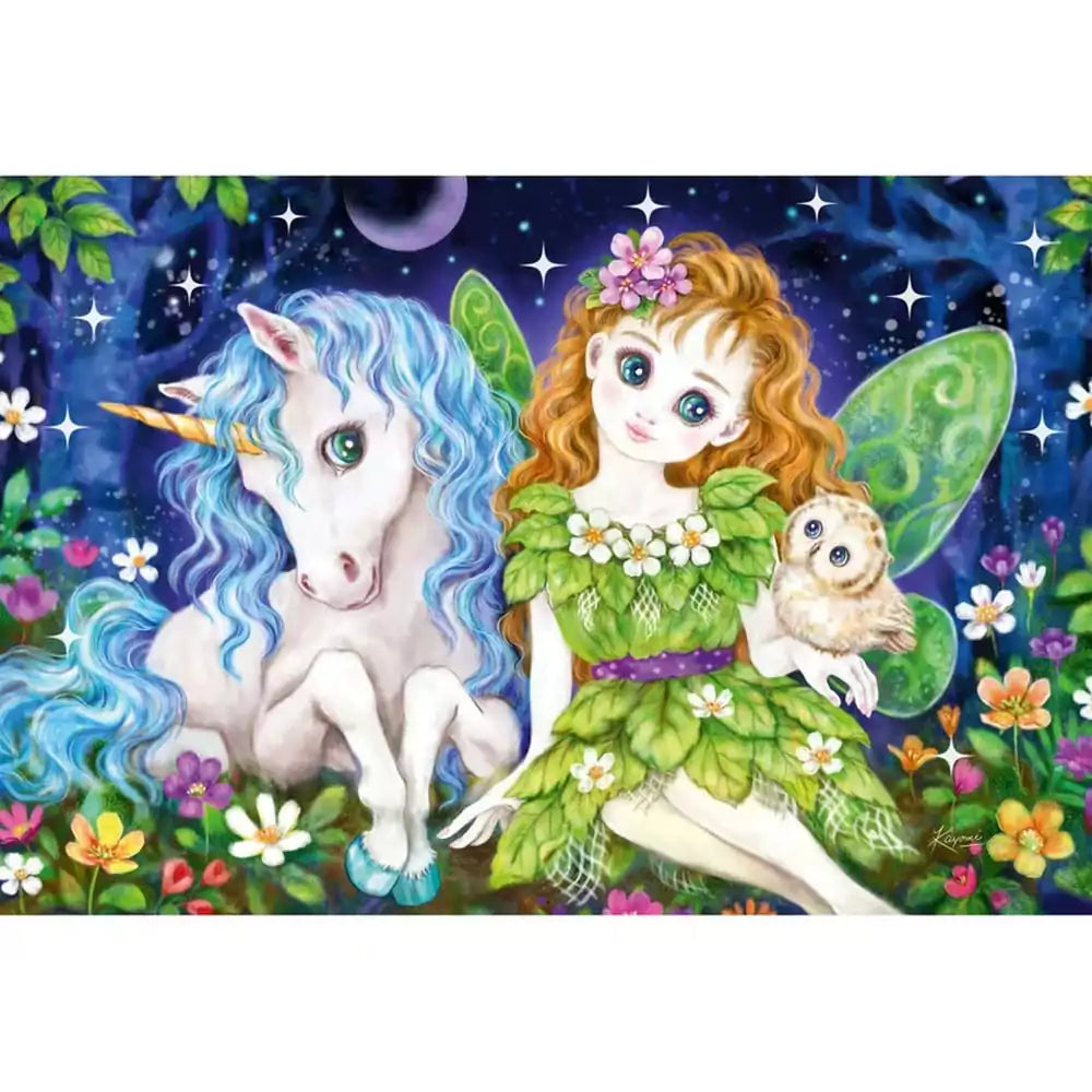 Puzzle Schmidt: Printesa, zana si sirena, Set de 3 x 48 piese + Cadou: poster