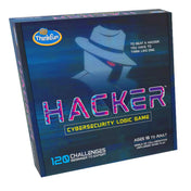 Thinkfun Hacker társasjáték doboza, kiberbiztonsági logikai játék 120 kihívással.