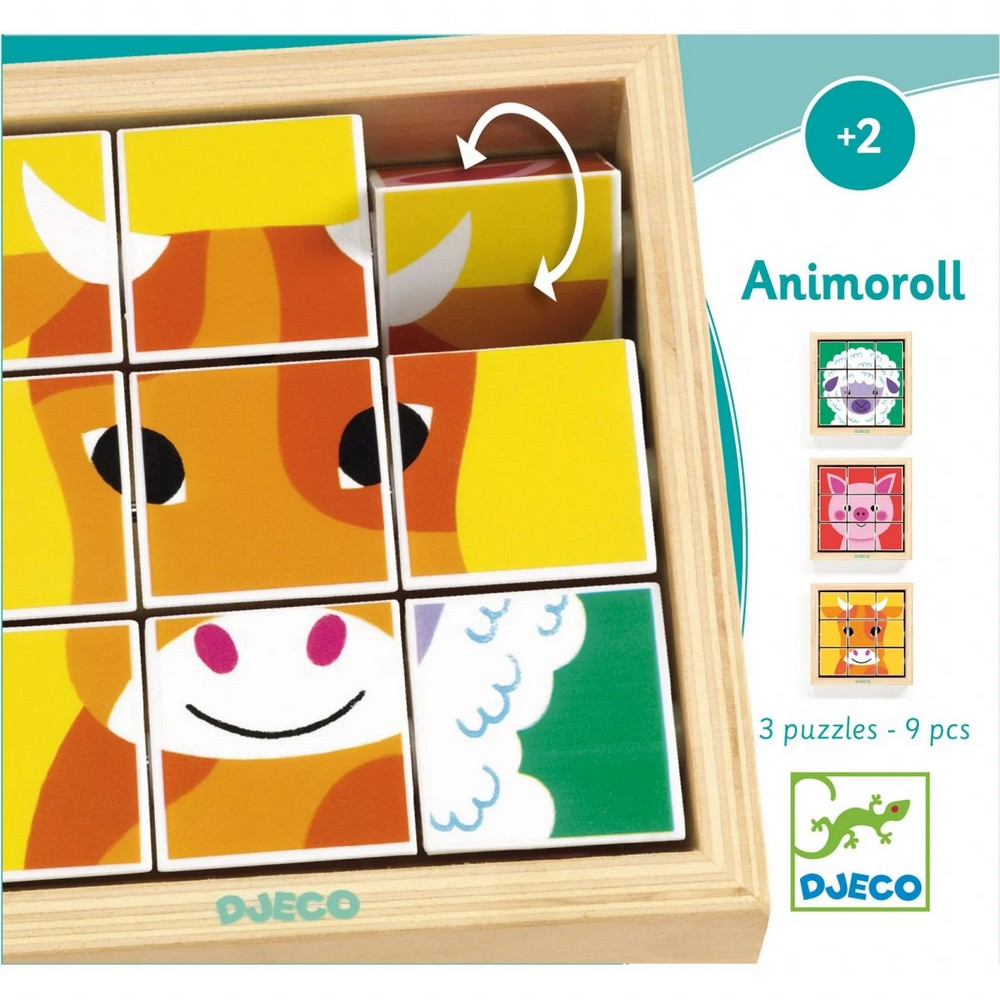 Djeco Puzzle Animoroll  fata cutie