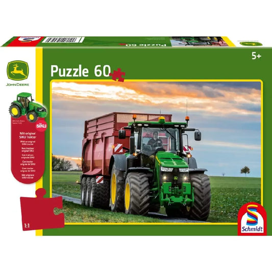 Puzzle Schmidt: John Deere - Tractor 8370R Poza cutie