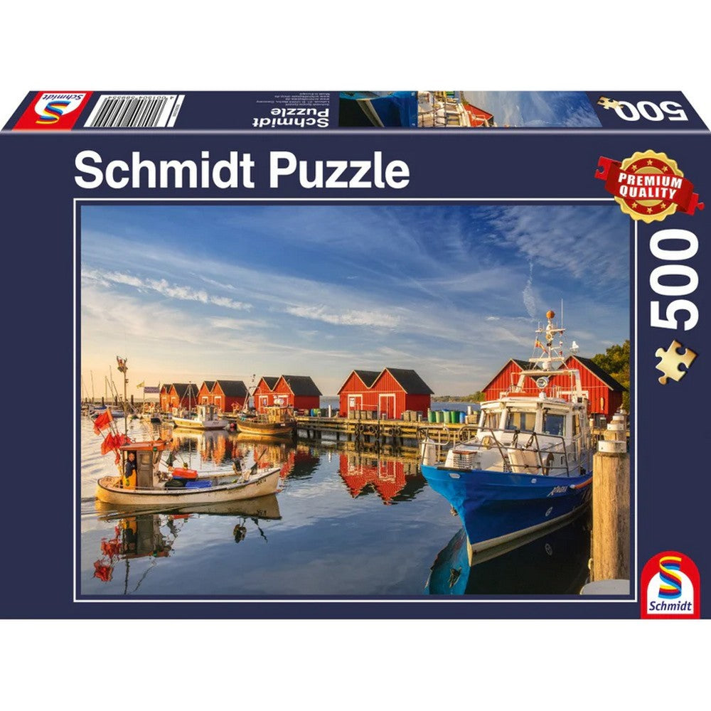 Puzzle Schmidt - Port pescăresc – Weisse Wiek, 500 de piese