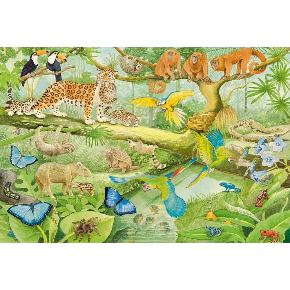 Puzzle Schmidt: Animalele din jungla, 100 piese