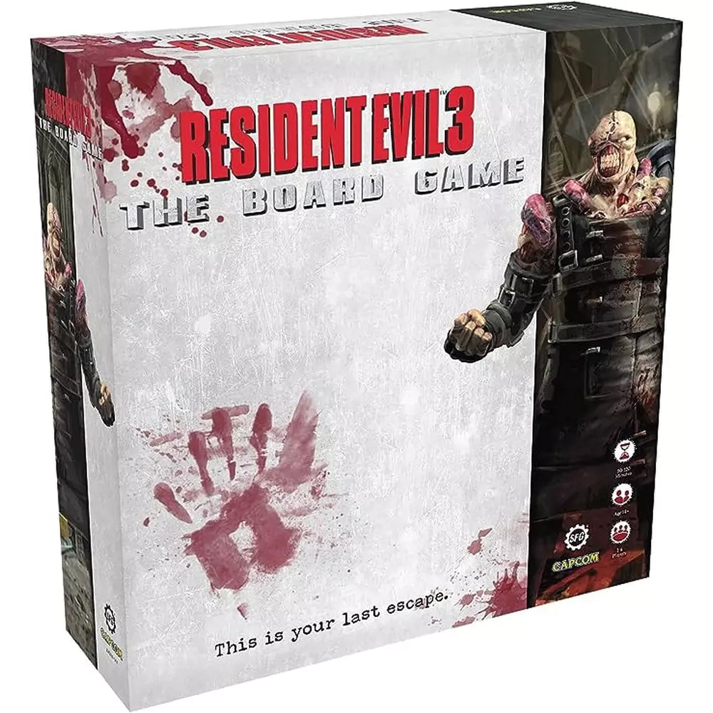 Resident Evil 3: The Board Game - EN Fața cutiei