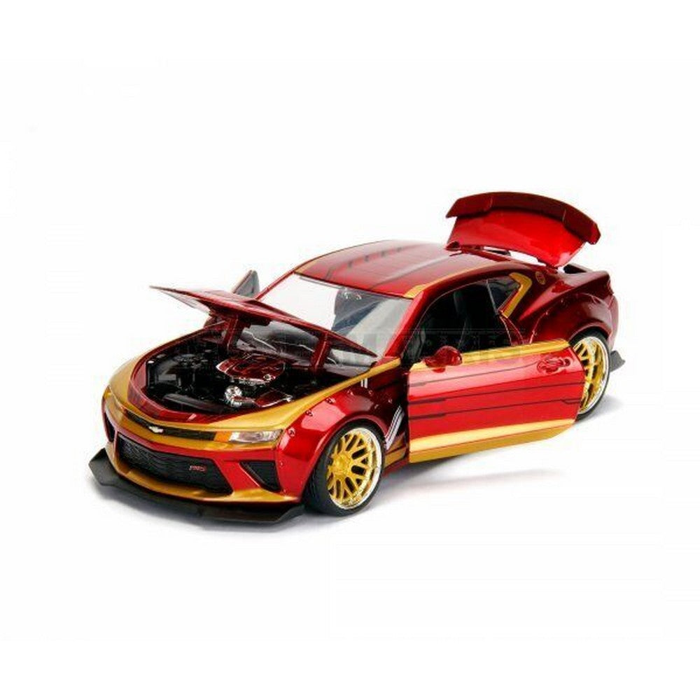 Marvel Iron Man Chevrolet Camaro 1/24 Jada Toys az ajtok nyilnak